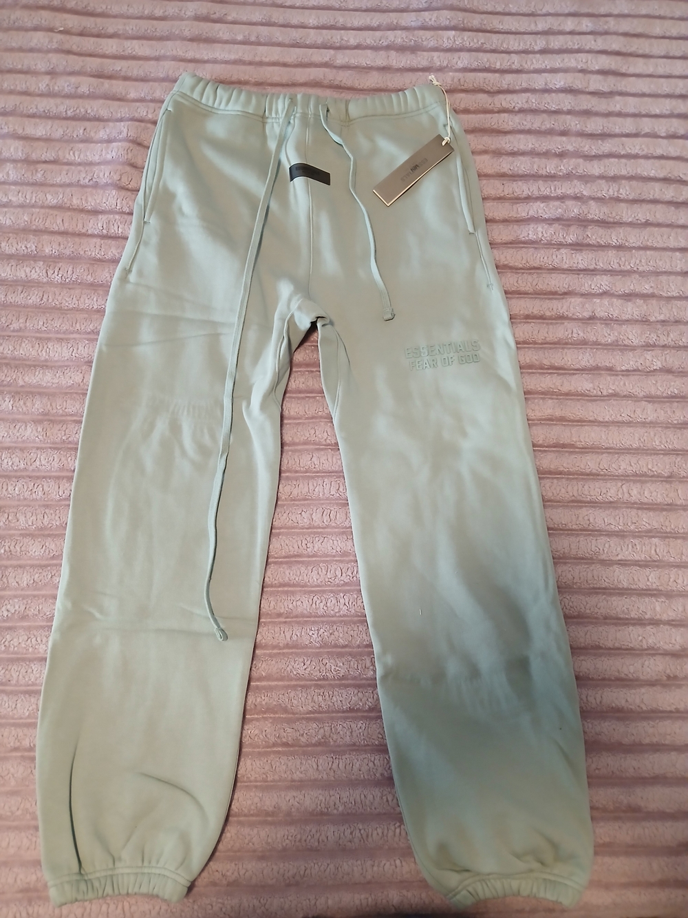 Essentials Sage Green Men's Jogger Sweatpants